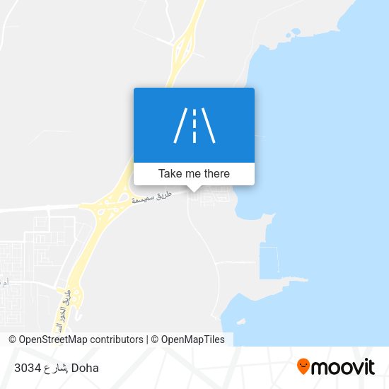 شارع 3034 map