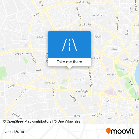 لهديل map