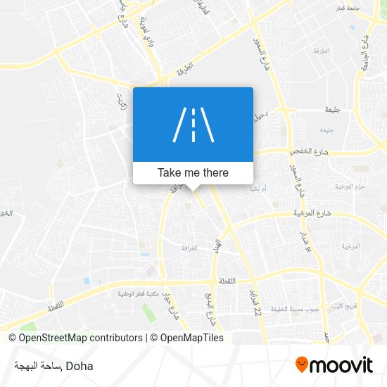 ساحة البهجة map
