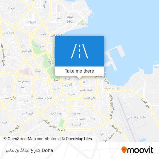 شارع عبدالله بن جاسم map