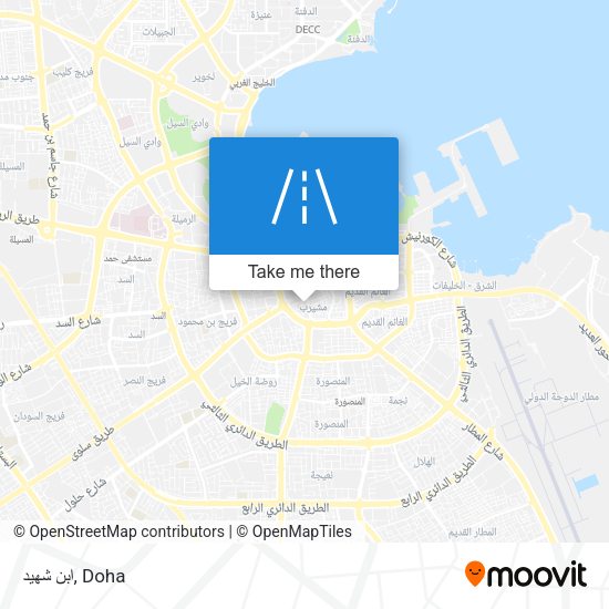 ابن شهيد map