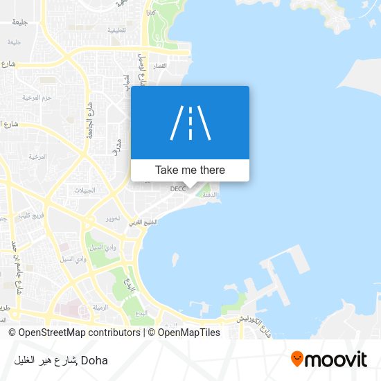 شارع هير الغليل map