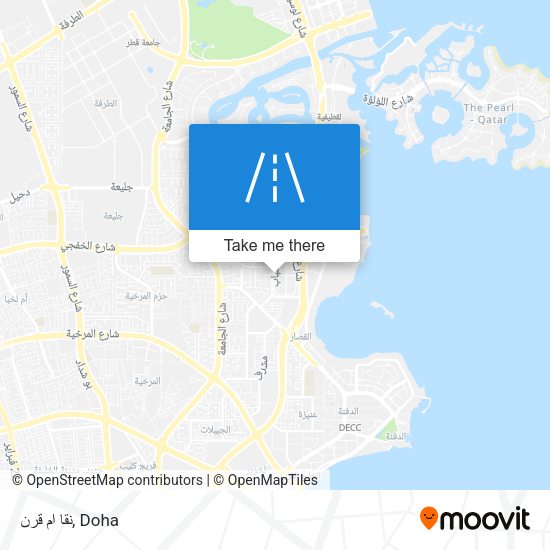 نقا ام قرن map