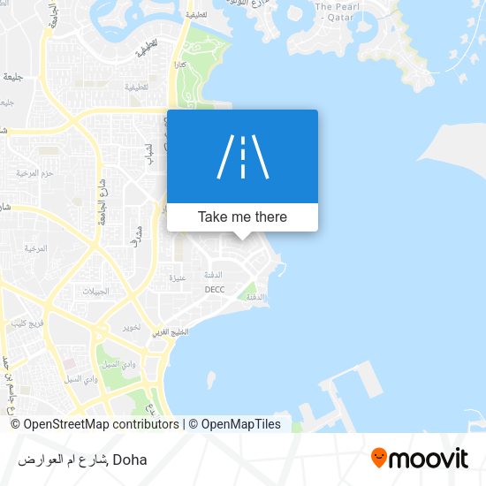 شارع ام العوارض map