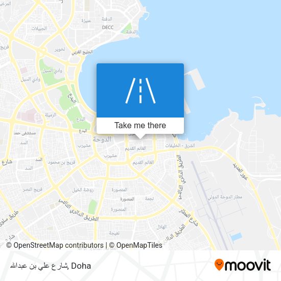 شارع علي بن عبدالله map