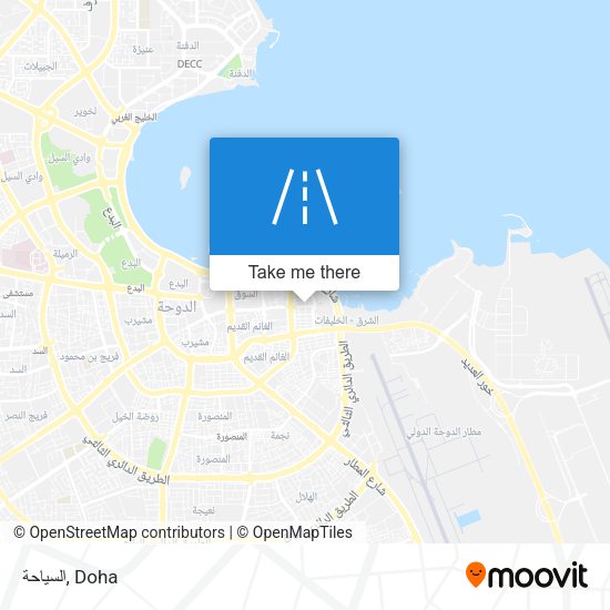 السياحة map