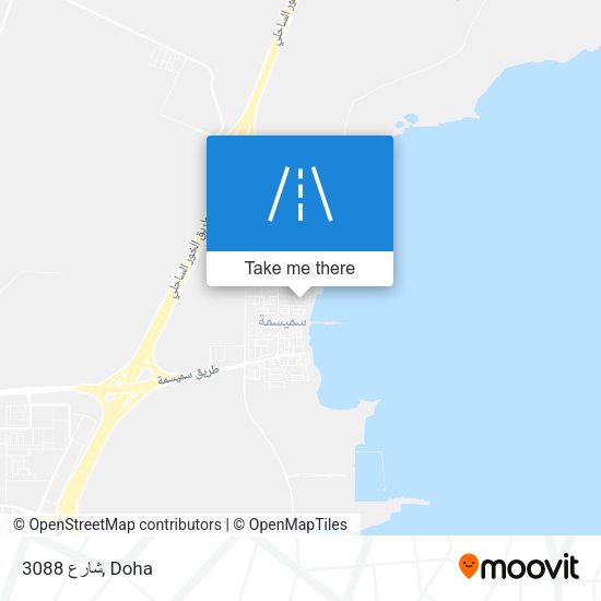 شارع 3088 map