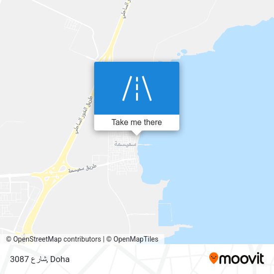 شارع 3087 map