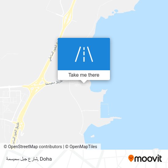 شارع جبل سميسمة map