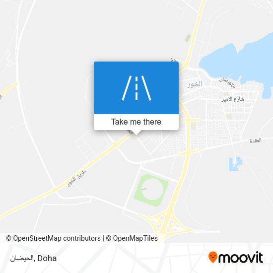 الحيضان map
