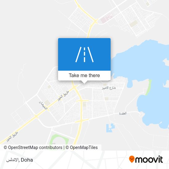 الاندلس map