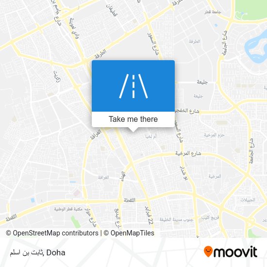ثابت بن اسلم map
