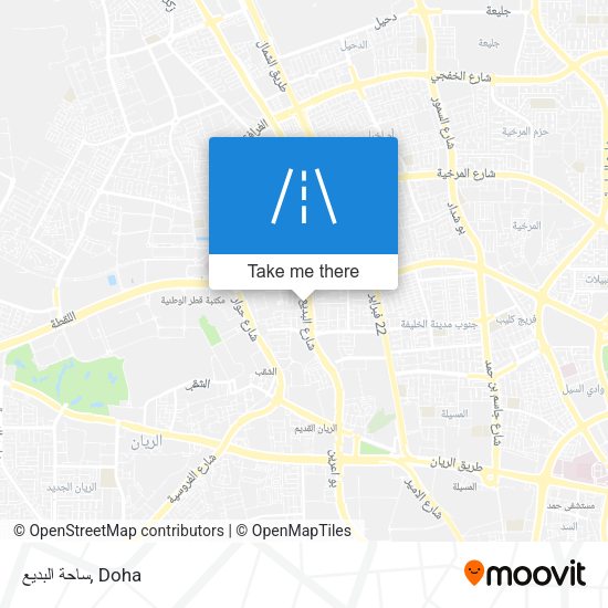 ساحة البديع map