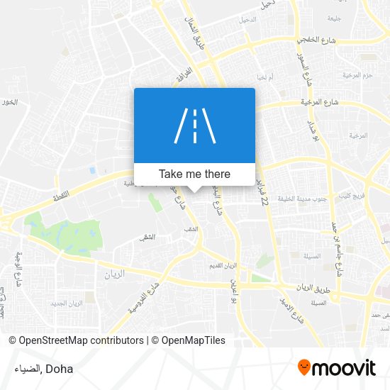 الضياء map