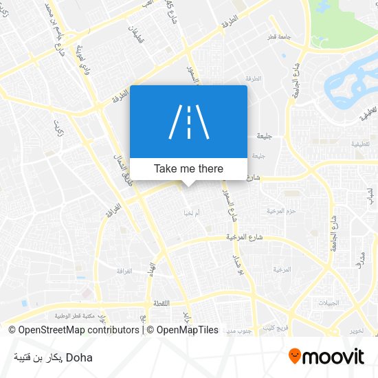 بكار بن قتيبة map