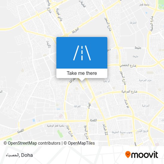 الحصباه map