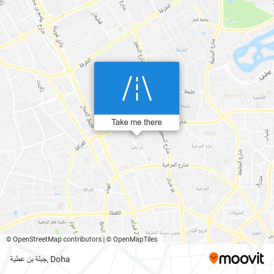 جبلة بن عطية map