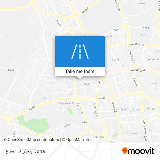معيذر ابا القعقاع map