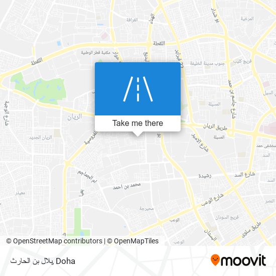 بلال بن الحارث map