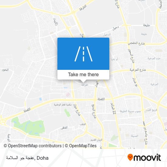 عفجة جو السلامة map
