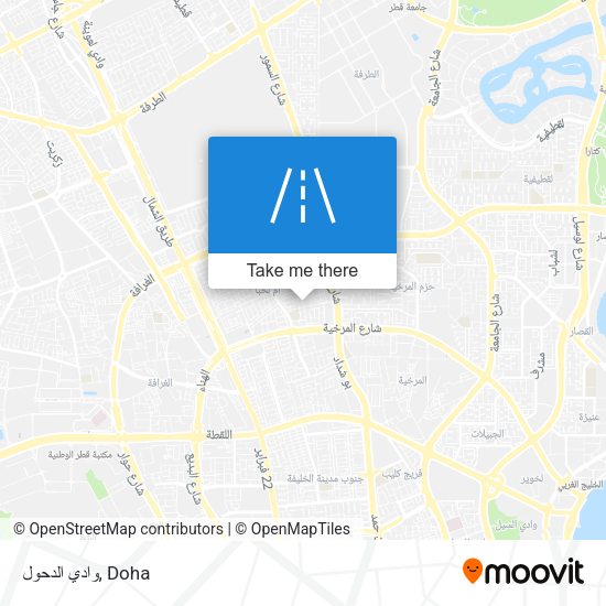 وادي الدحول map
