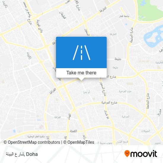 شارع البيئة map