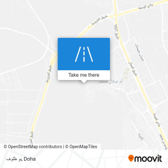 بو ظلوف map