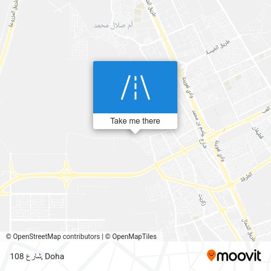 شارع 108 map