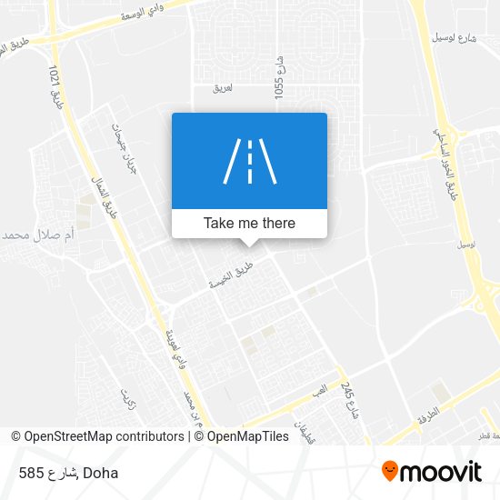 شارع 585 map