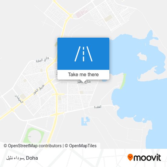 سوداء نثيل map