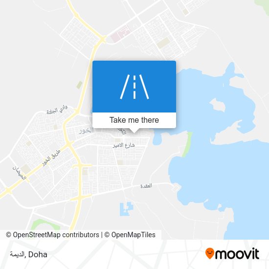 الديمة map