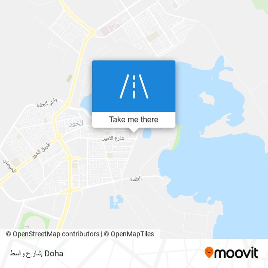 شارع واسط map