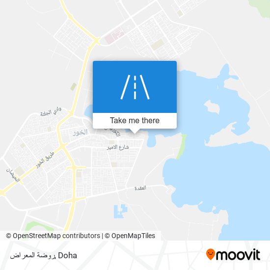 روضة المعراض map