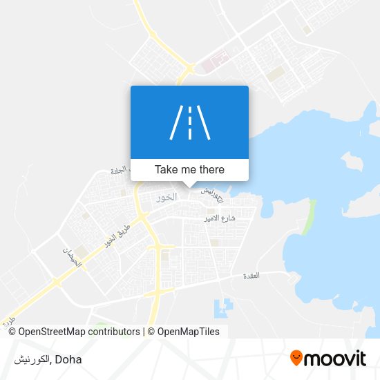 الكورنيش map
