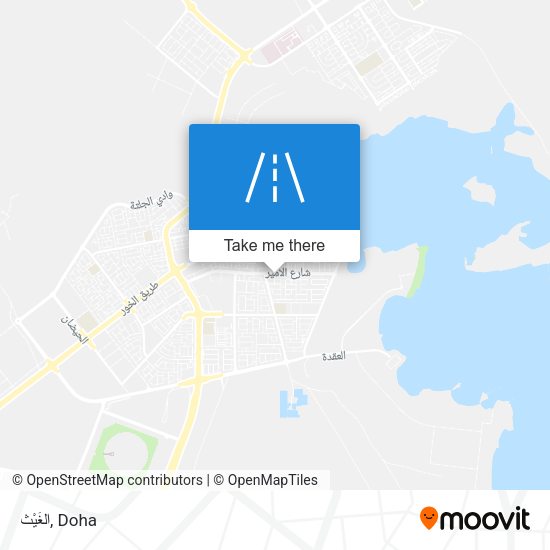 الغَيْث map