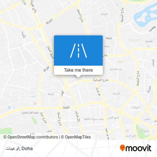الوعيبات map