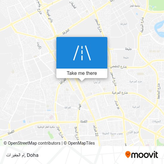 ام الجفيرات map