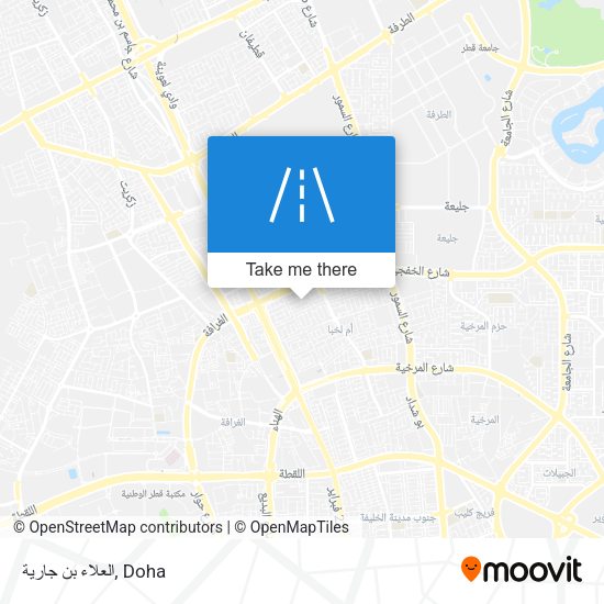 العلاء بن جارية map