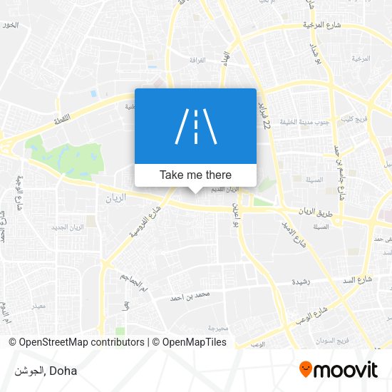 الجوشن map