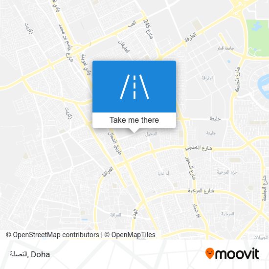 النصلة map