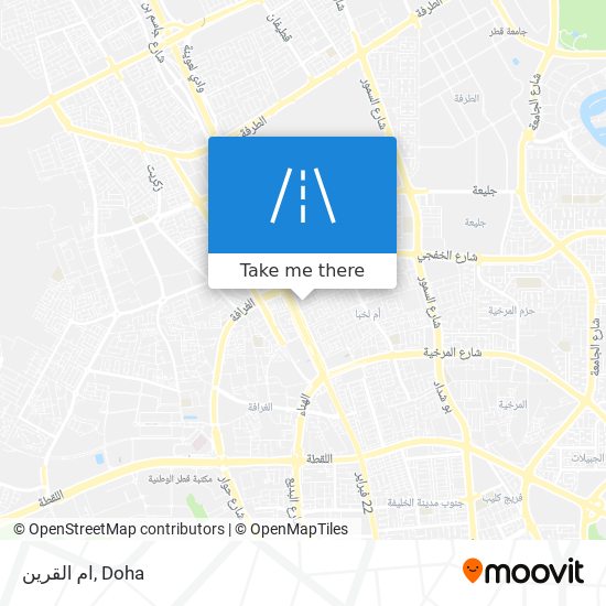 ام القرين map