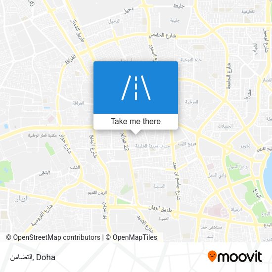 التضامن map