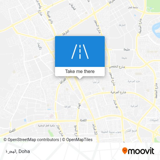 الهجرة map