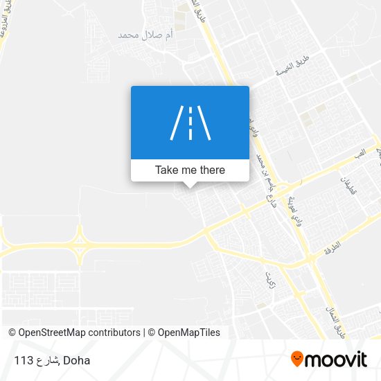 شارع 113 map