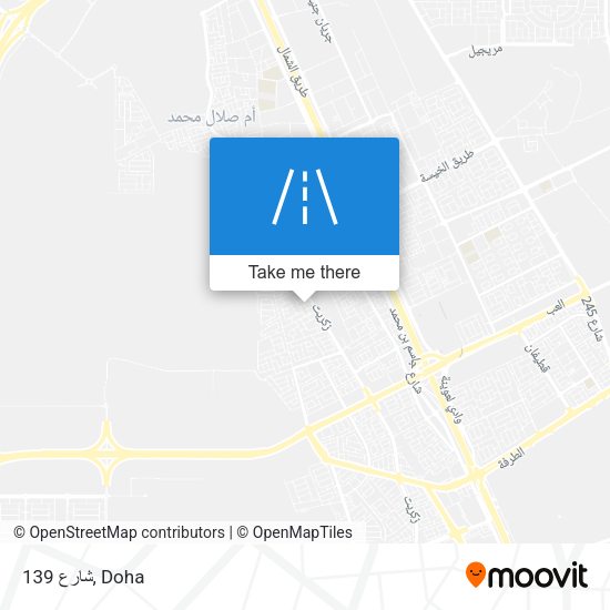 شارع 139 map