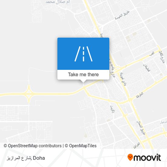شارع المرازيز map
