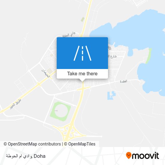 وادي ام الحوطة map