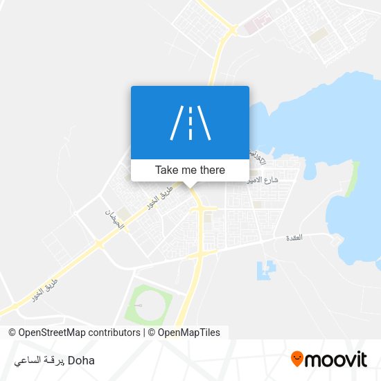 برقـة الساعي map