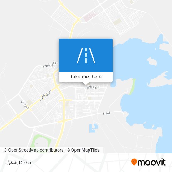 النخيل map