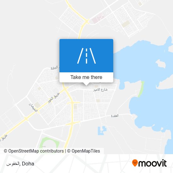 الخفوس map